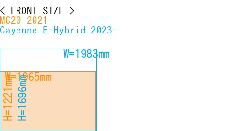#MC20 2021- + Cayenne E-Hybrid 2023-